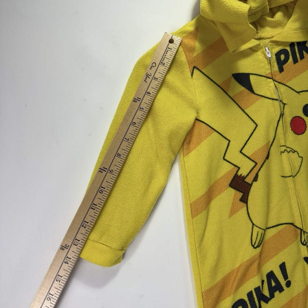 Pokemon Pikachu Unisex Kids One Piece Size XS Sleepwear Anime Cosplay Costume - Picture 8 of 9